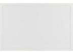Sail Rectangular Coffee Table in White with Tempered Glass