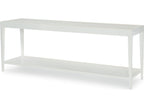 Allison Paladino Sail Rectangular Glass Console Table