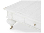 Monarch Rectangle Coffee Table Oak and Veneer White Wash Finish