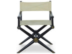 Minnelli Upholstered Leather Dining Arm Chair in Coconut and Black