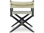 Minnelli Upholstered Leather Dining Arm Chair in Coconut and Black