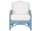 Chippendale Upholstered Lounge Chair with Custom Finish and Fabric