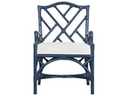 Chippendale Rattan Arm Dining Chair