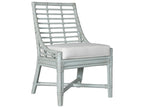 Luna Rattan Upholstered Dining Side Chair
