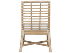 Luna Rattan Upholstered Dining Side Chair