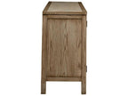 Monogram 84 Inch Oak Wood Sideboard in French Oak