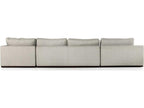 Centrale Colt 4-Piece Modular Sectional Sofa in Aldred Silver
