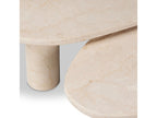 Rockwell Zion Cream Marble Nesting Coffee Table Set