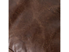 Carnegie 3-Seat Top-Grain Leather Chesterfield Sofa in Cigar Brown