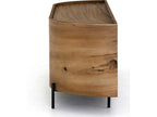 Wesson Lunas Console Table in Gold Guanacaste and Bronzed Iron