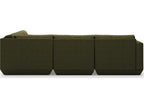 Podium 5-Seat Copenhagen Terra Green Modular Sectional Sofa