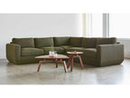 Podium 5-Seat Copenhagen Terra Green Modular Sectional Sofa