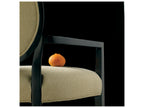 Stratos Upholstered Katie Oval Back Arm Dining Chair