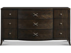 Reimagine Carrington 9-Drawer Triple Dresser in Westwood Finish
