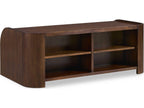 Hamilton Rectangular Wood Ash Coffee Table in Modern Walnut