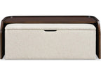 Hamilton Rectangular Wood Ash Coffee Table in Modern Walnut