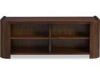 Hamilton Rectangular Wood Ash Coffee Table in Modern Walnut