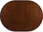 Innovation 88-Inch Oval to Rectangle Dining Table in Modern Walnut