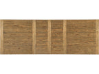 Big Sky Trestle Extendable Rectangle Dining Table Vintage Natural and Charred Timber