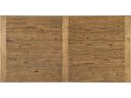 Big Sky Trestle Extendable Rectangle Dining Table Vintage Natural and Charred Timber