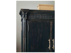 Charleston Jewelry Armoire in Black Cherry with Antique Bronze Hardware