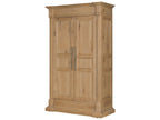 Driftwood Wardrobe with Adjustable Shelves and Jewelry Tray in Buckboard Finish