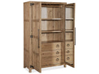 Vineyard Row Wardrobe with Mirrored Doors and Storage