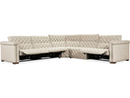 Ss Beige Faux Leather Sectional Sofa