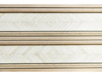 Water 4-Drawers Brown Oak Wood Dresser