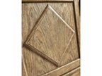 Timeless Oak Credenza Sideboard in Stripped Brown Chestnut