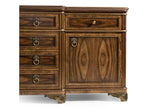 Viceroy Mahogany Wood Santos Brown Sideboard with Brass Inlay