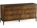 Toulouse 6-Drawer Walnut Wood Double Dresser