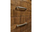 Toulouse 6-Drawers Walnut Wood Double Dresser