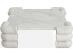 Circuit Square Coffee Table in Banswara Marble