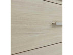 Beachside Nine-Drawer Dresser in Ivory with Glass Top