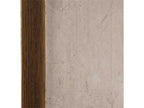 Hallwood Tall Cabinet Golden Oak with Tiza Gesso Doors