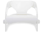 Joe Colombo 4801 Armchair in White PMMA