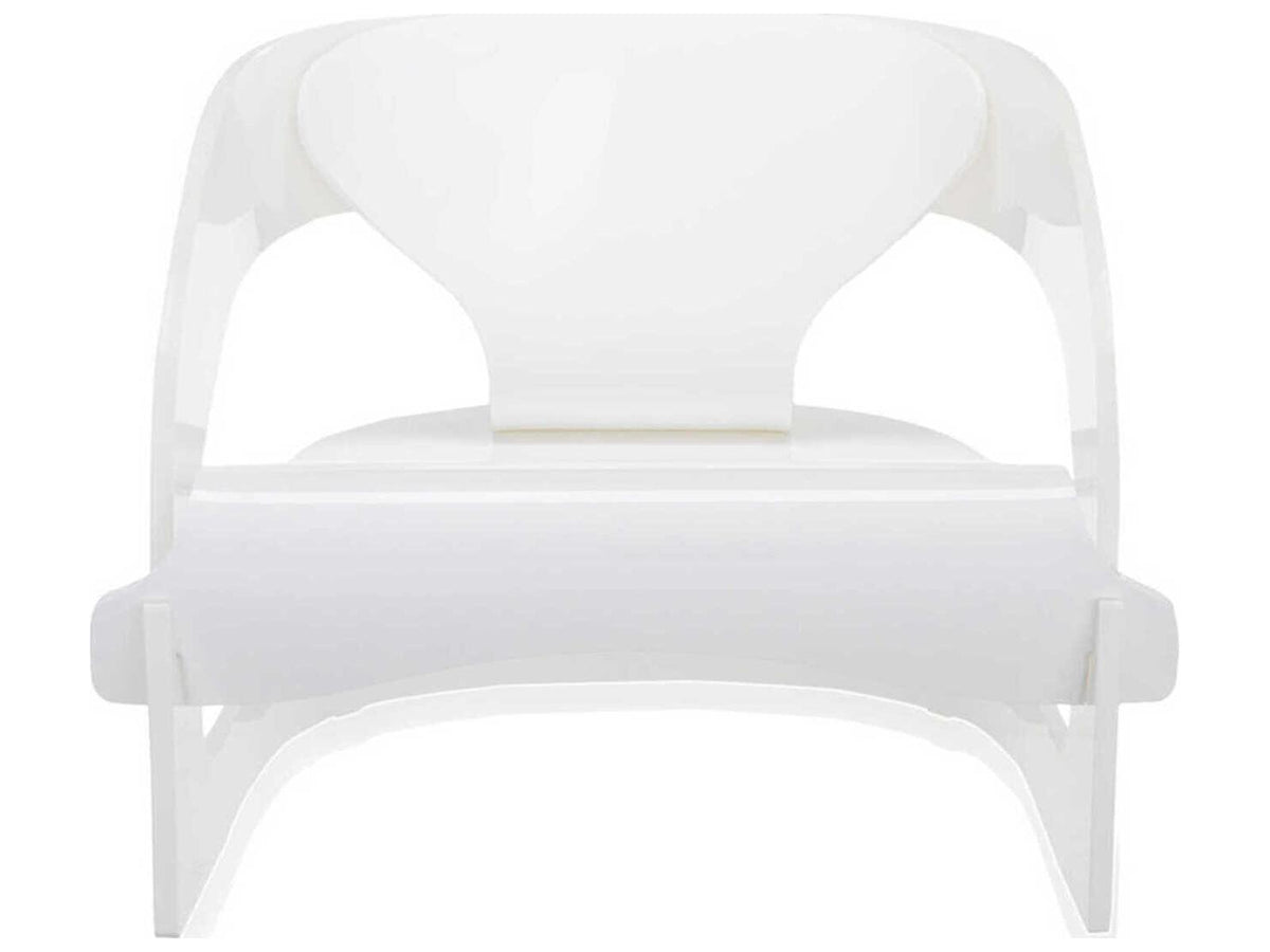 Joe Colombo 4801 Armchair in White PMMA