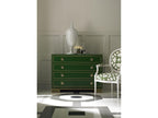 Karl 4-Drawer Dresser with Greek Key Accents in Custom Green Finish