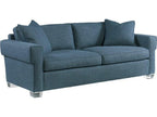 Hatcher 2-Seat Contemporary Sofa with Acrylic Legs