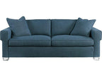 Hatcher 2-Seat Contemporary Sofa with Acrylic Legs