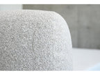 Saba 3-Piece Oat Tweed Fabric Sectional Sofa
