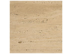 Mercana Elara Ribbed Oblong Travertine Coffee Table