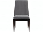Livingston Black Upholstered Armless Dining Side Chair