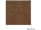 Majorca Rubberwood Upholstered Side Dining Chair with King Louis Back