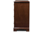 Einfalt 9-Drawer Double Dresser in Brown Mahogany with Brass Handles