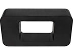 Shylock Rectangular Metal Console Table in Matte Black