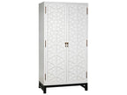 Maharadscha Small Hutch in Solid White with Matte Black Base