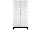 Maharadscha Small Hutch in Solid White with Matte Black Base