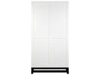Maharadscha Small Hutch in Solid White with Matte Black Base